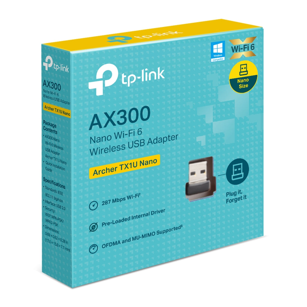 AX300 Nano Wi-Fi 6 Wireless USB Adapter