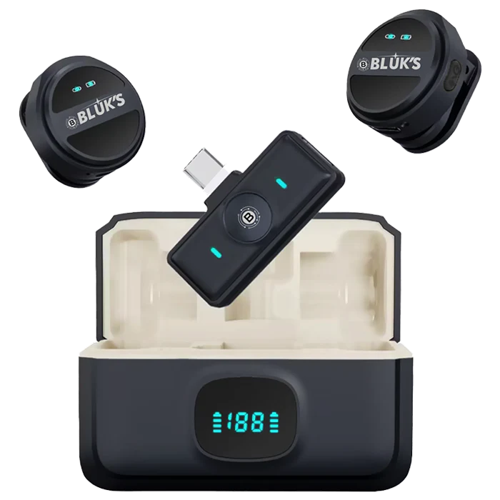 Bluks Professional Wireless Bluetooth Microphone ANC
