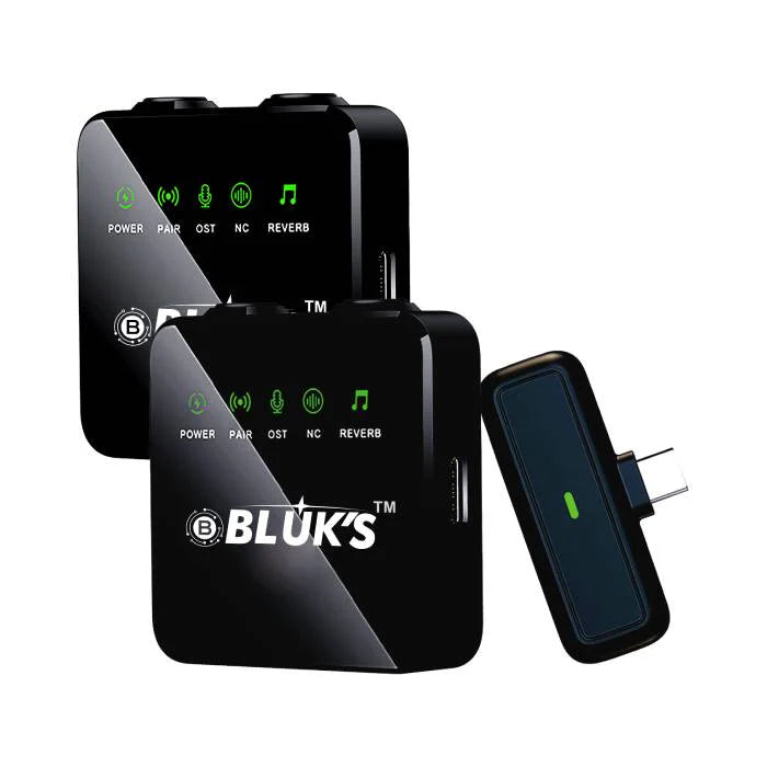 Bluks Double Mic ANC with IPhone & Type C Connector