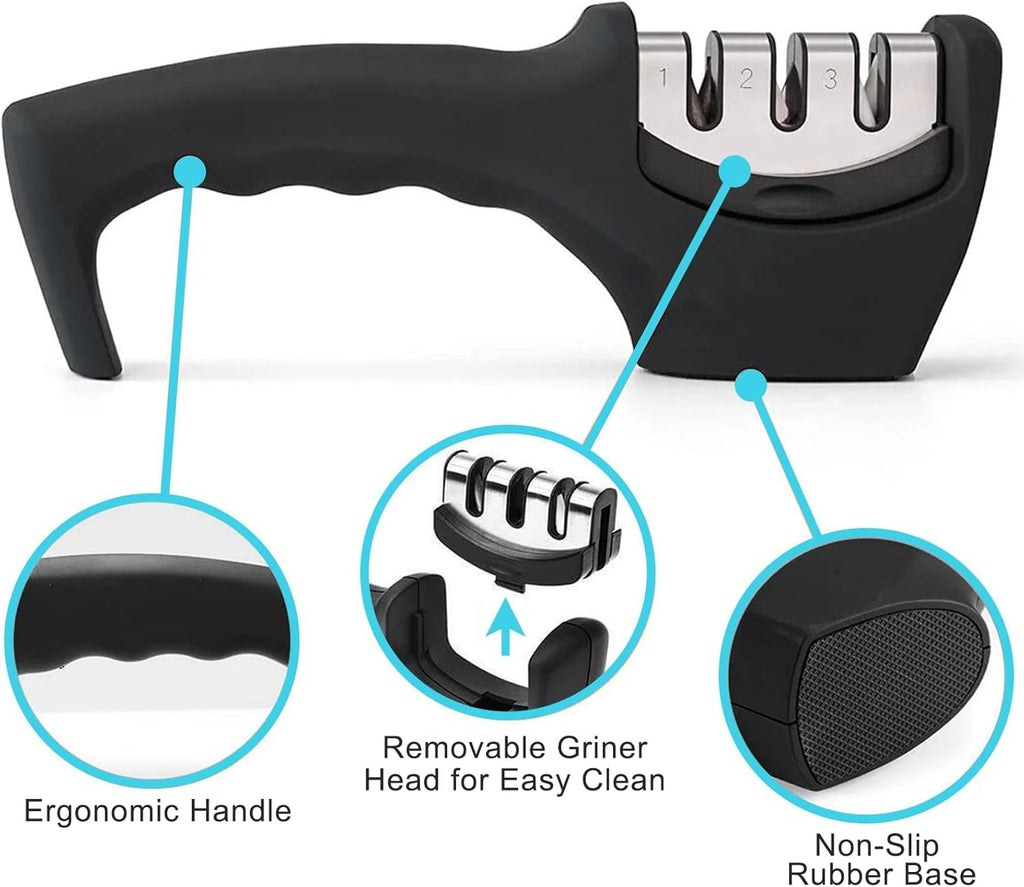 Knife Sharpener - 3 Stage