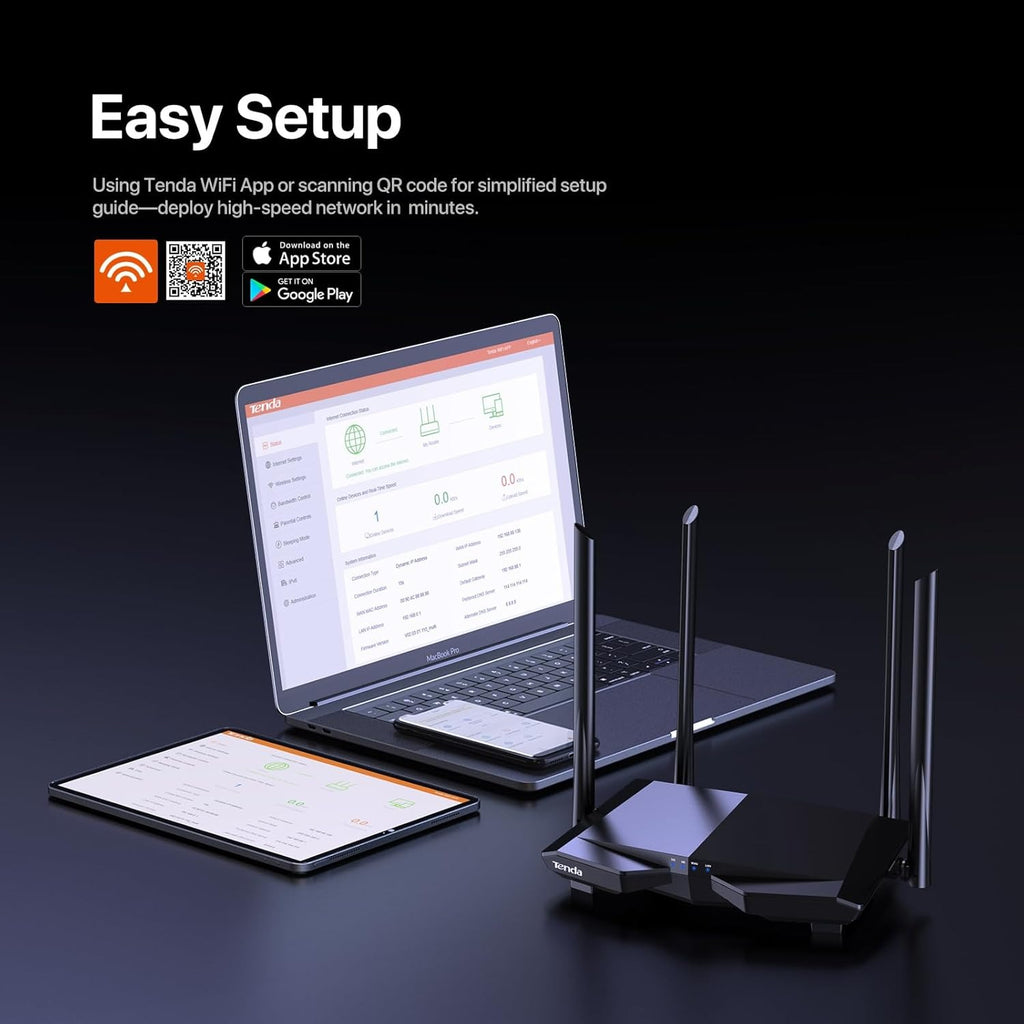 Tenda AC6 AC1200 Smart Dual-band WiFi Router