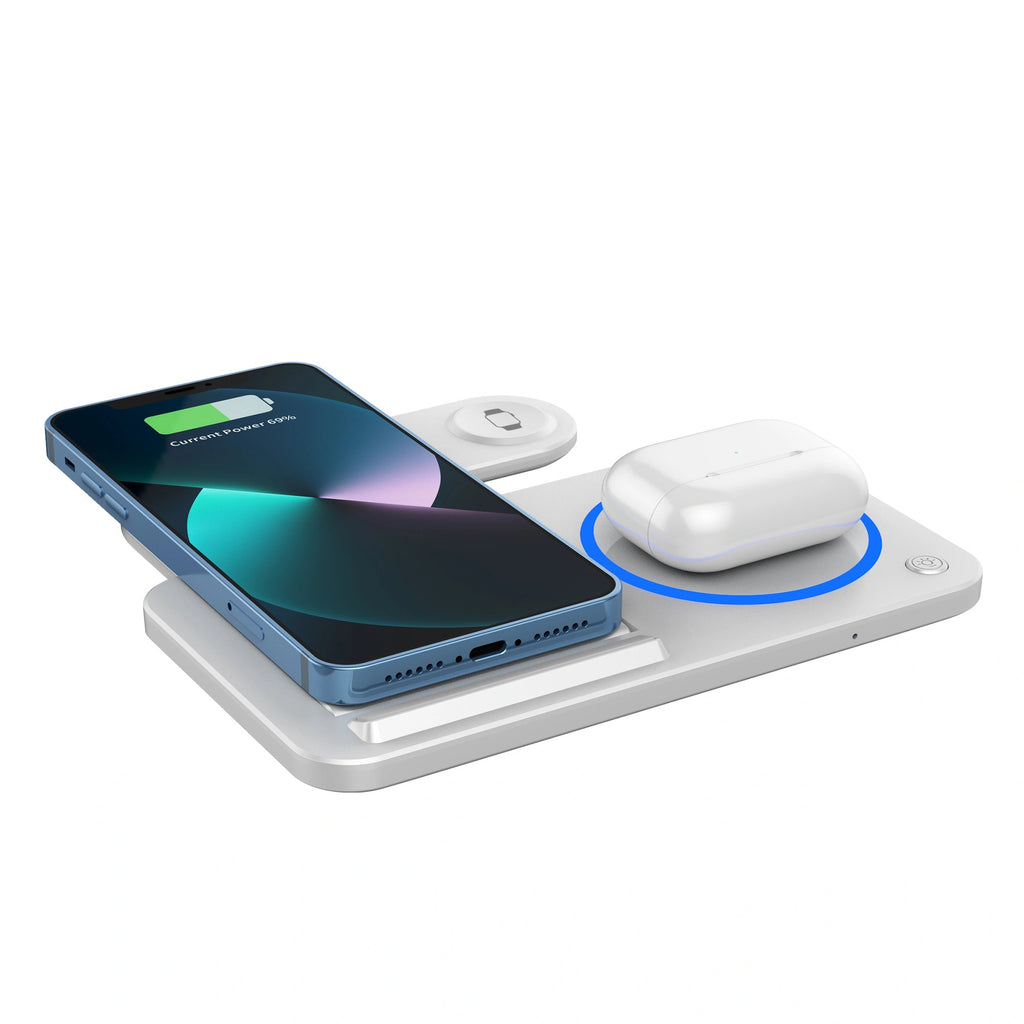 WiWU Foldable 3 in 1 Wireless Charger