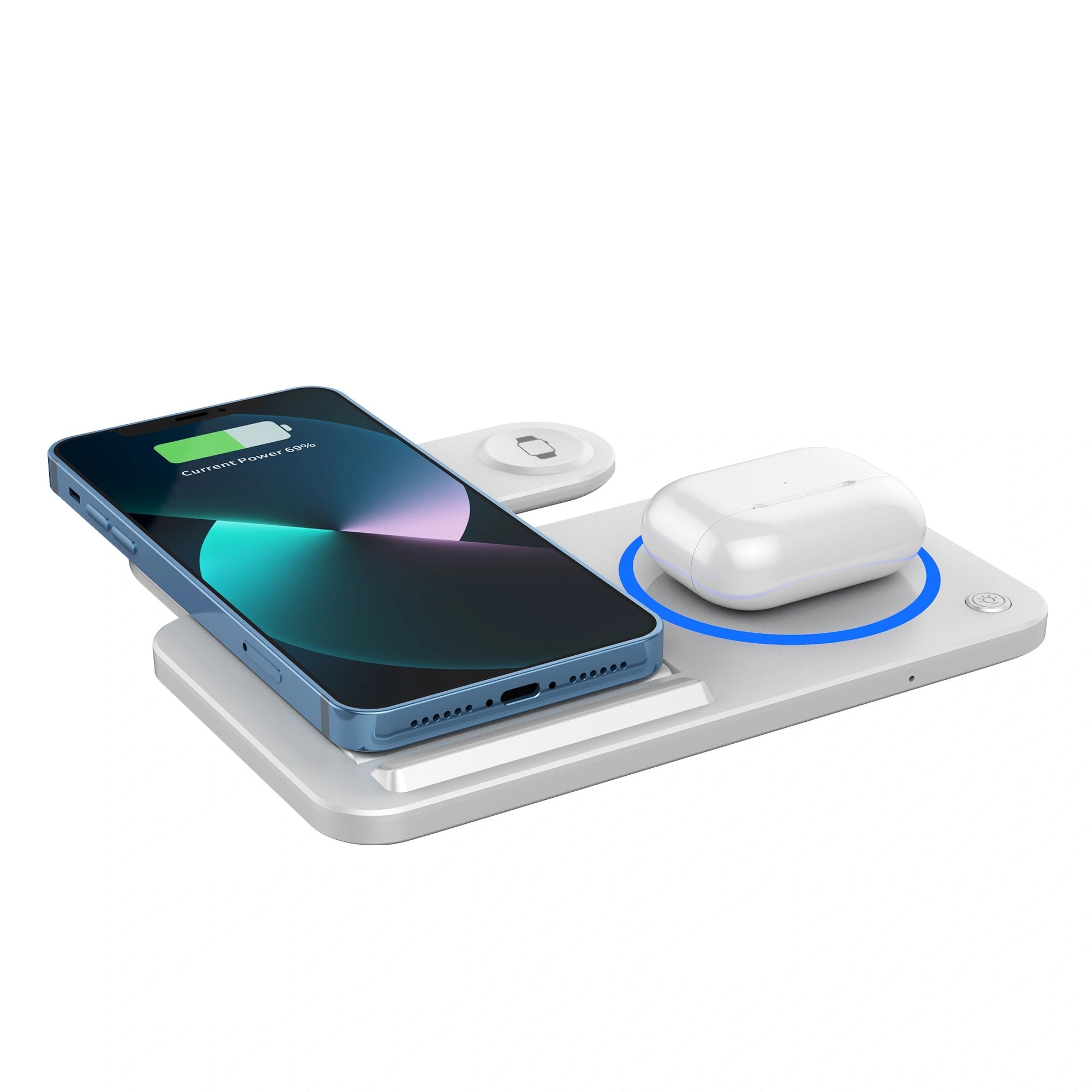 WiWU Foldable 3 in 1 Wireless Charger